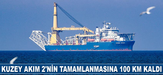 Kuzey Akım 2'nin tamamlanmasına 100 km kaldı