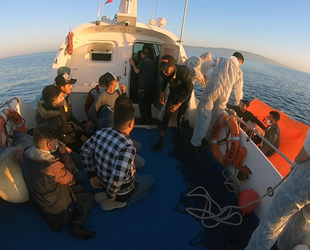 Datça’da 25 düzensiz göçmen kurtarıldı