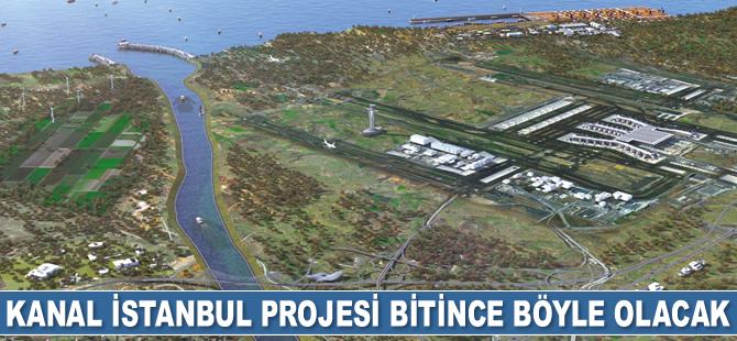 Adil Karaismailoğlu, Kanal İstanbul’un birebir ölçeğindeki fotoğrafı paylaştı