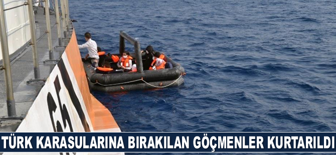 Datça açıklarında 10 düzensiz göçmen kurtarıldı