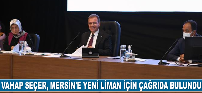 Vahap Seçer, Mersin'e yeni liman için çağrıda bulundu