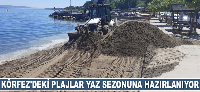 İzmit Körfezi’ndeki plajlar yaz sezonuna hazırlanıyor
