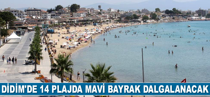 Didim'de 14 plaj ve 1 marinada Mavi Bayrak dalgalanacak