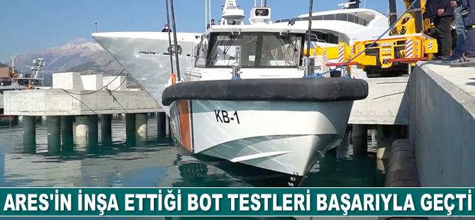 Ares Tersanesi'nin inşa ettiği Sahil Güvenlik botu testleri başarıyla geçti