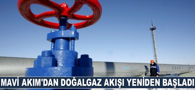 Mavi Akım'dan doğalgaz akışı yeniden başladı