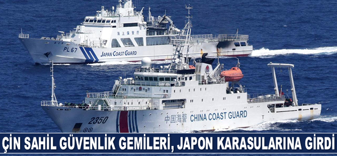 Çin Sahil Güvenlik gemileri, Japon karasularına girdi