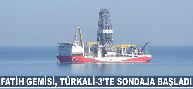 Fatih gemisi, Türkali-3'te sondaja başladı