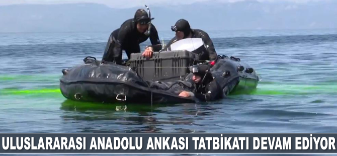 Anadolu Ankası Tatbikatı’nda gölde kazazede kurtarma görevi gerçekleştirildi