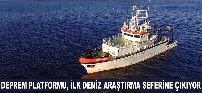 Türkiye Deprem Platformu, ilk deniz araştırma seferine çıkıyor