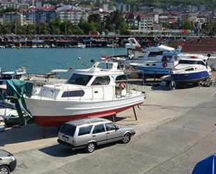 Trabzon’da tekneler, yaz sezonuna hazırlanıyor