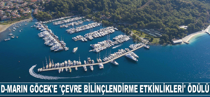 D- Marin Göcek’in ‘Çevre Eğitim ve Bilinçlendirme Etkinlikleri’ ödüllendirildi