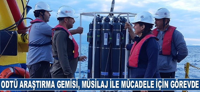 ODTÜ araştırma gemisi, deniz salyası ile mücadele için sefere çıktı