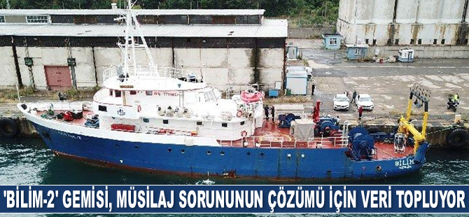 ‘Bilim-2’ araştırma gemisi, müsilaj sorununun çözümü için veri topluyor