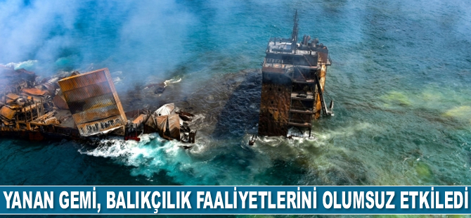 Yanan X-Press Pearl gemisi, turizm ve balıkçılık faaliyetlerini olumsuz etkiledi