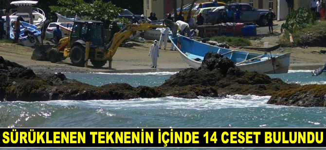 Tobago'da sürüklenen teknede 14 ceset bulundu