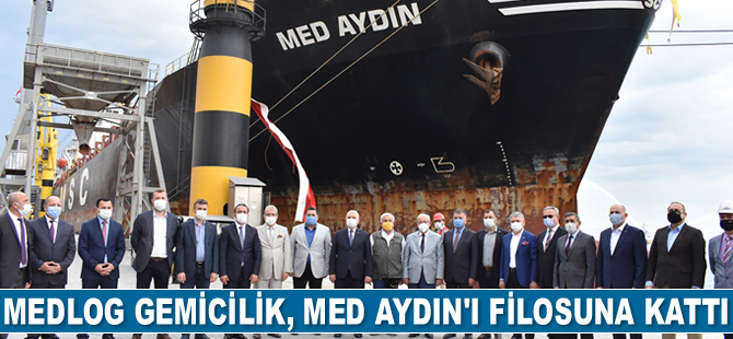 Medlog Gemicilik, Türk bayraklı en büyük konteyner gemisi MED AYDIN’ı filosuna kattı