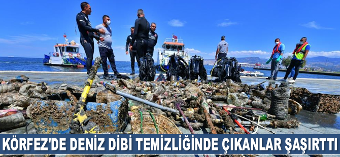 İzmir Körfezi’nde deniz dibi temizliğinde çıkanlar şaşırttı