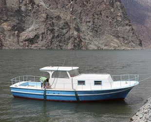 Artvin Barajı Gölü’nde tekne turları için hazırlık sürüyor