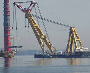 1915 Çanakkale Köprüsü'nün ilk tabliyesi yerleştirildi