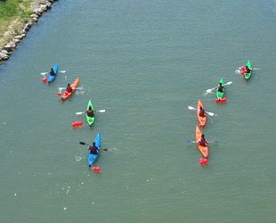 Ordu'nun dereleri, yelken ve kano parkuru oldu