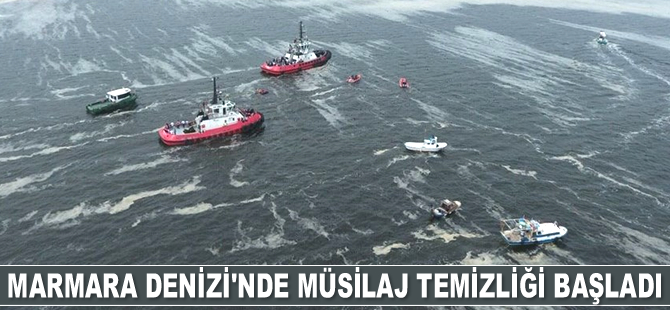 Marmara Denizi’nde müsilaj temizliği başladı