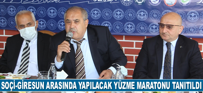 Soçi-Giresun arasında yapılacak açık deniz yüzme maratonu tanıtıldı