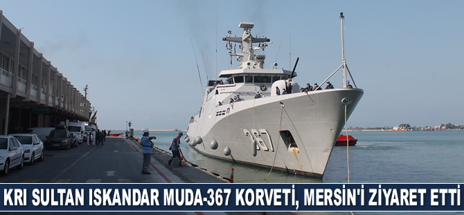 KRI SULTAN ISKANDAR MUDA-367 korveti, Mersin’i ziyaret etti