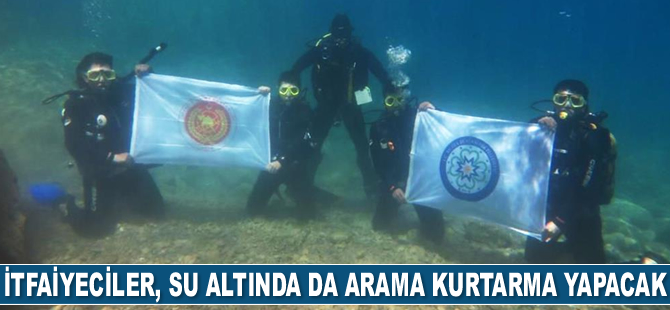 Muğlalı itfaiyeciler, su altında da arama kurtarma yapacak