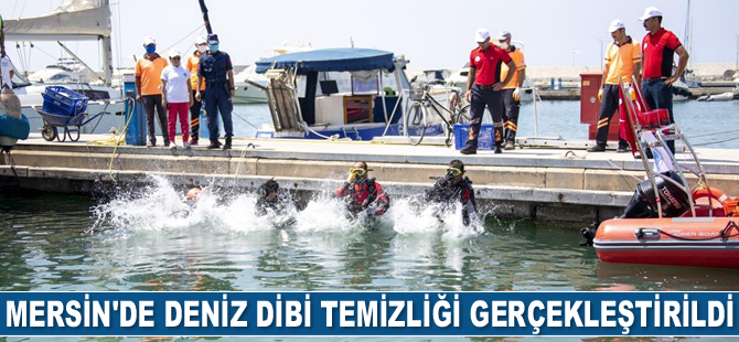 Mersin’de deniz dibi temizliği gerçekleştirildi