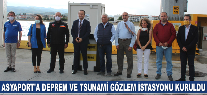 Asyaport’a Deprem ve Tsunami Gözlem İstasyonu kuruldu