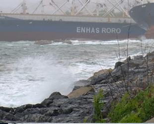 Hasan Şişik isimli Ro-Ro gemisi, Kartal'da sürüklendi