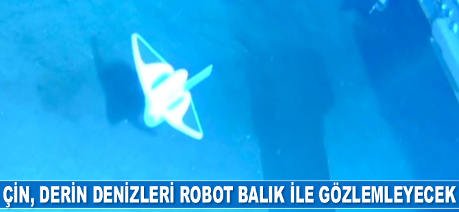 Çin, derin denizleri robot balık ile gözlemleyecek