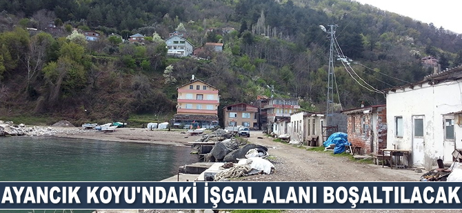 Ayancık Koyu'ndaki işgal alanı boşaltılacak