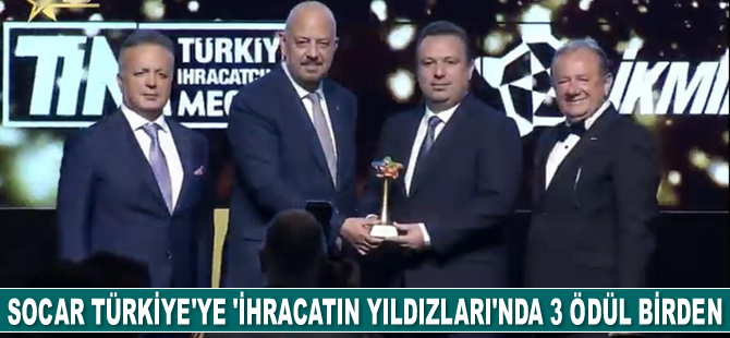 SOCAR Türkiye, 'İKMİB İhracatın Yıldızları'nda 3 ödül birden kazandı