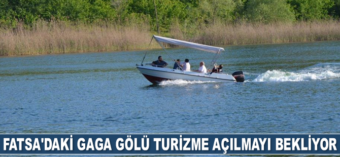 Gaga Gölü turizme açılmayı bekliyor