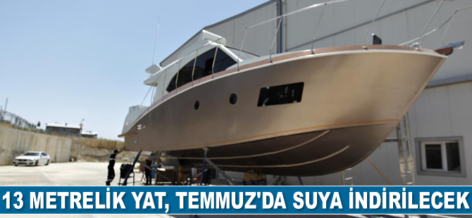 13 metrelik yat, Temmuz’da Van Gölü'nde suya indirilecek
