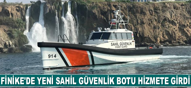 Finike'de yeni Sahil Güvenlik Arama Kurtarma Botu göreve başladı