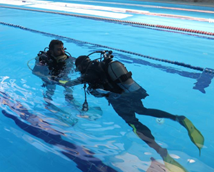 Şanlıurfa'da tüplü dalış eğitimleri veriliyor