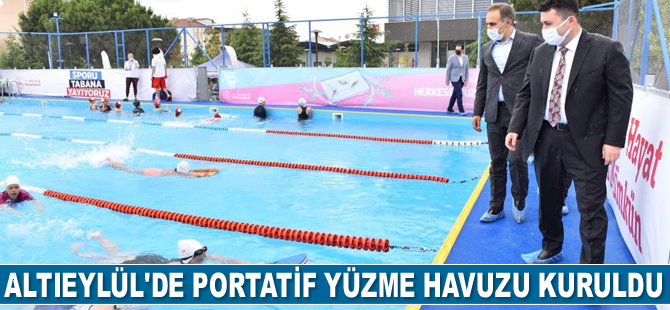 Altıeylül’de yüzme bilmeyen kalmayacak