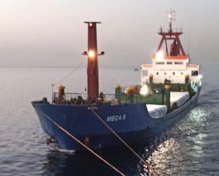 MEGA D isimli gemi, Sivriada açıklarında arızalandı