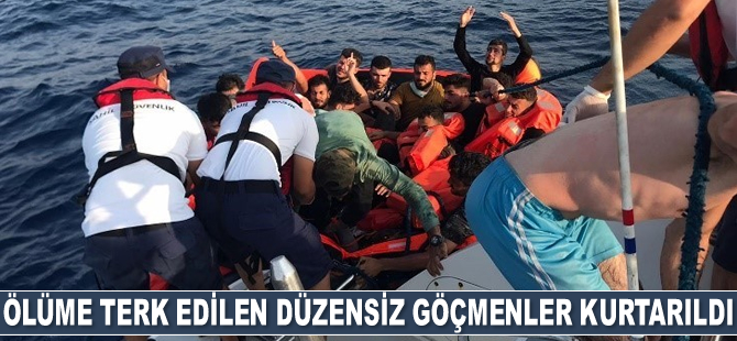 Didim açıklarında 40 düzensiz göçmen kurtarıldı