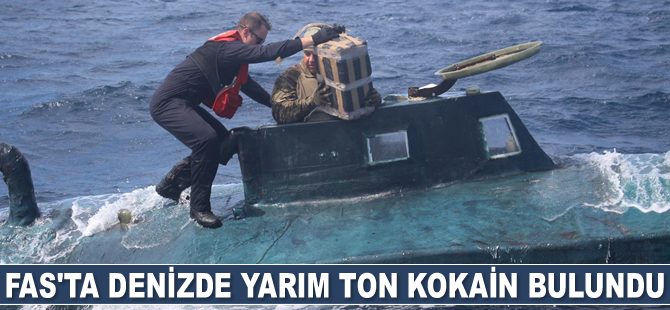 Fas'ta denizde yarım ton kokain bulundu