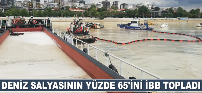 Müsilajın yüzde 65’ini İBB topladı