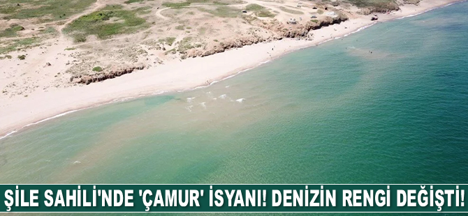 Şile Sahili'nde denizin rengi değişti