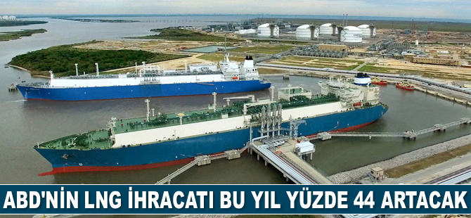 ABD’nin LNG ihracatı yüzde 44 artacak