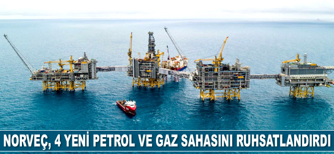 Norveç, 4 yeni petrol ve gaz sahasını ruhsatlandırdı
