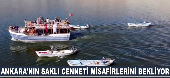 Ankara'nın saklı cenneti Çayırhan Gölü misafirlerini bekliyor