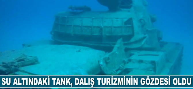 Su altındaki tank, dalış turizminin gözdesi oldu