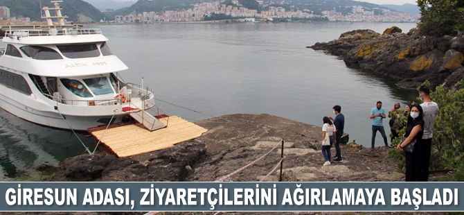 Giresun Adası, ziyaretçilerini yeniden ağırlamaya başladı