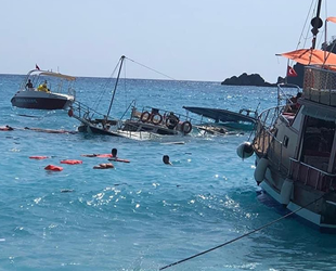 Fethiye'de tur teknesi battı: 3 yaralı